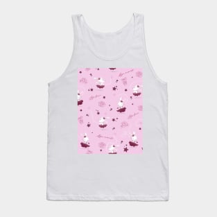 Magic moments with cute bunnies light pink Tank Top